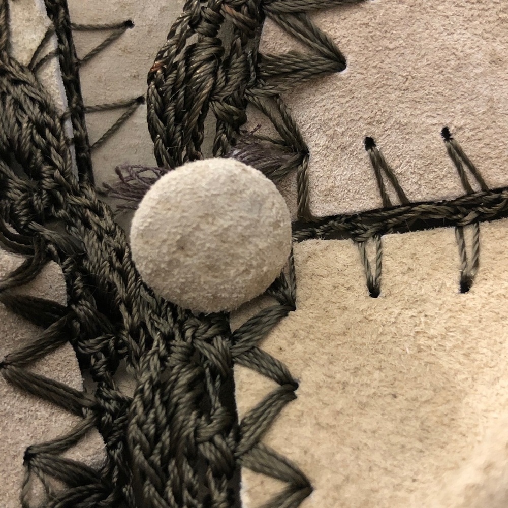dennis basso Cream and Black Crochet-Trim Patchwork Vest - Picture 4 of 5